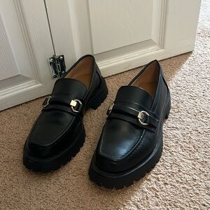Zara chunky loafers